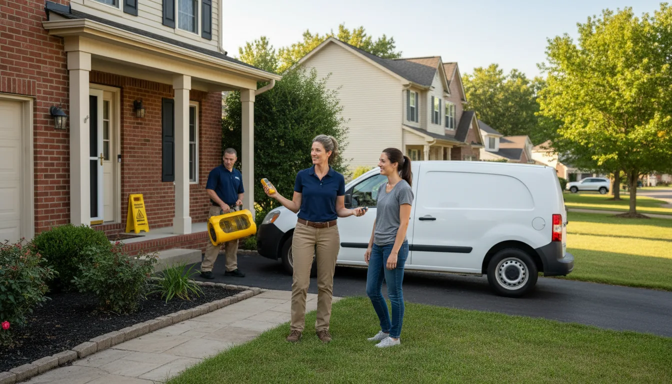 Residential water damage restoration in Laguna Niguel, CA